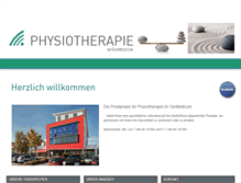Tablet Screenshot of physiotherapie-germedicum.de